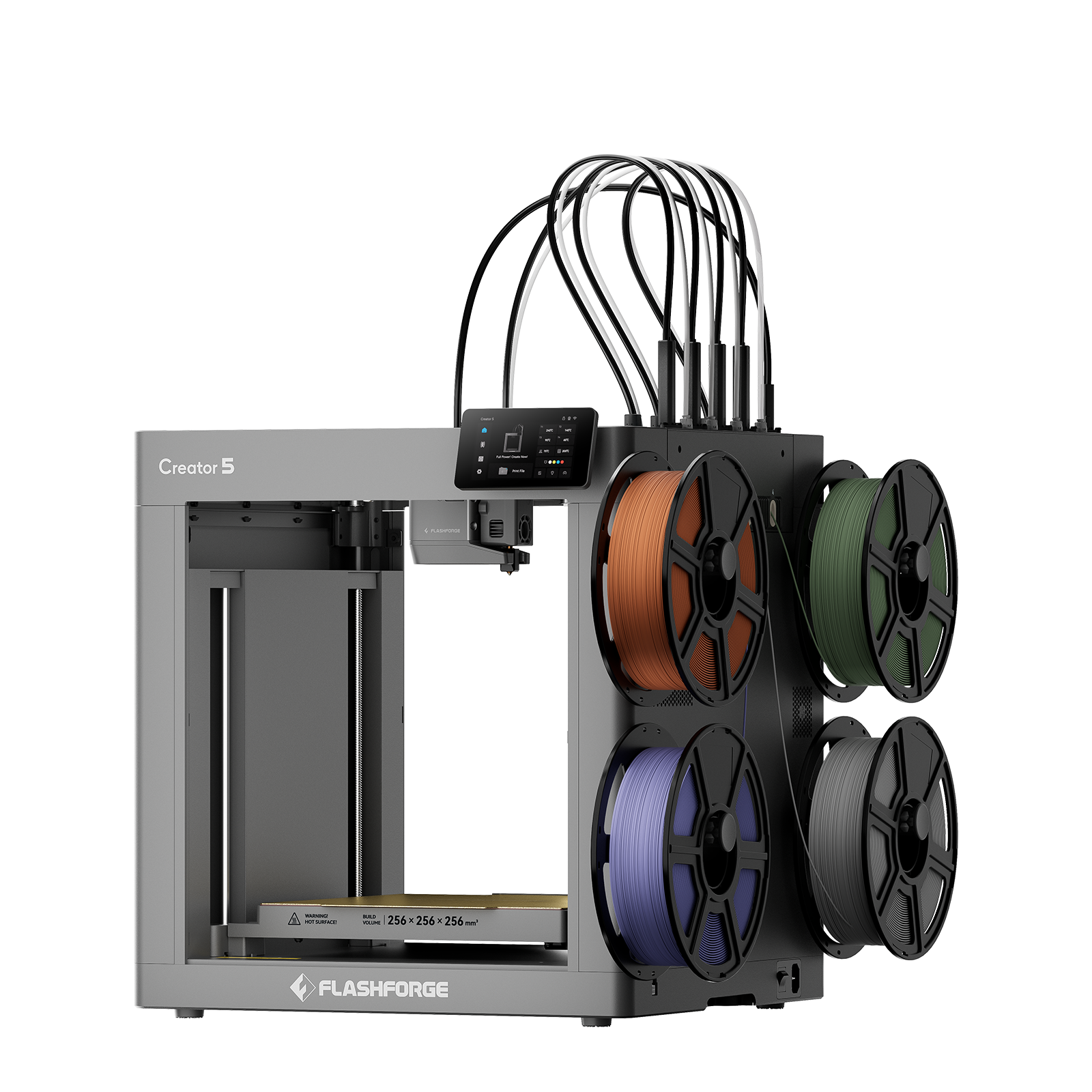 Flashforge Creator 5 4-Toolheads Multi-Color 3D Printer